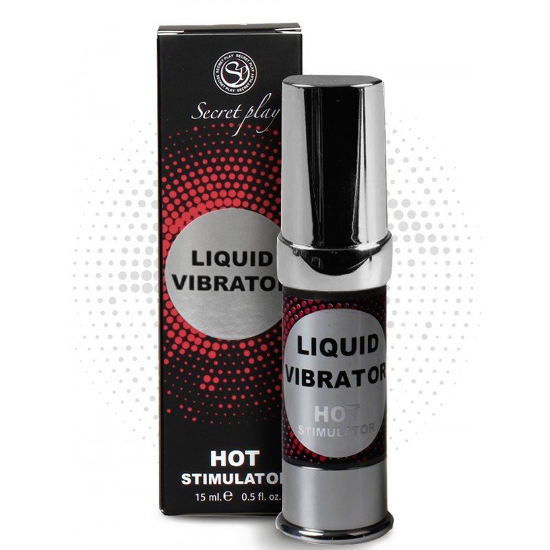 Liquide vibrant effet chauffant arôme fraise à la crème unisexe 15ml