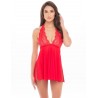 DOLLED UP HALTER 2PC CHEMISE S

