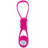 Boules de Geisha   effet vibrant en silicone et ABS rose