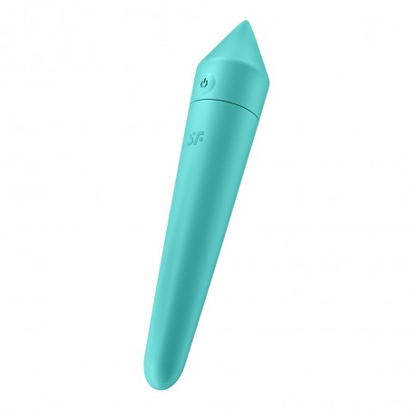 Vibromasseur connecté turquoise USB Ultra Power Bullet 8 Satisfyer - CC597744