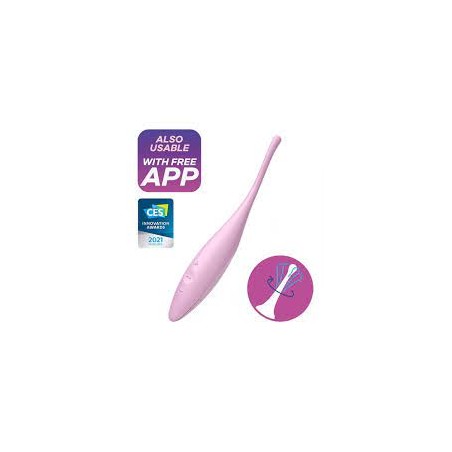 Stimulateur polyvalent  CONNECTE USB Twirling Joy Rose