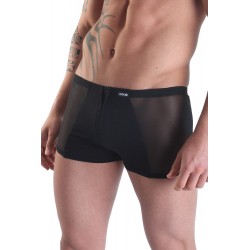 Boxer noir avec double zip Wiz