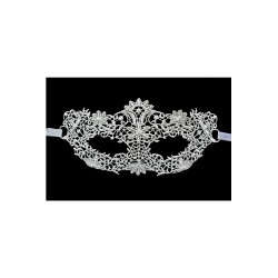 Loup broderie souple blanc