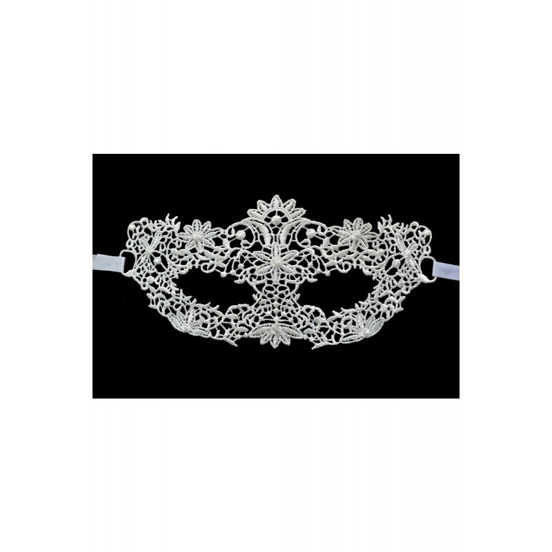 Loup broderie souple blanc