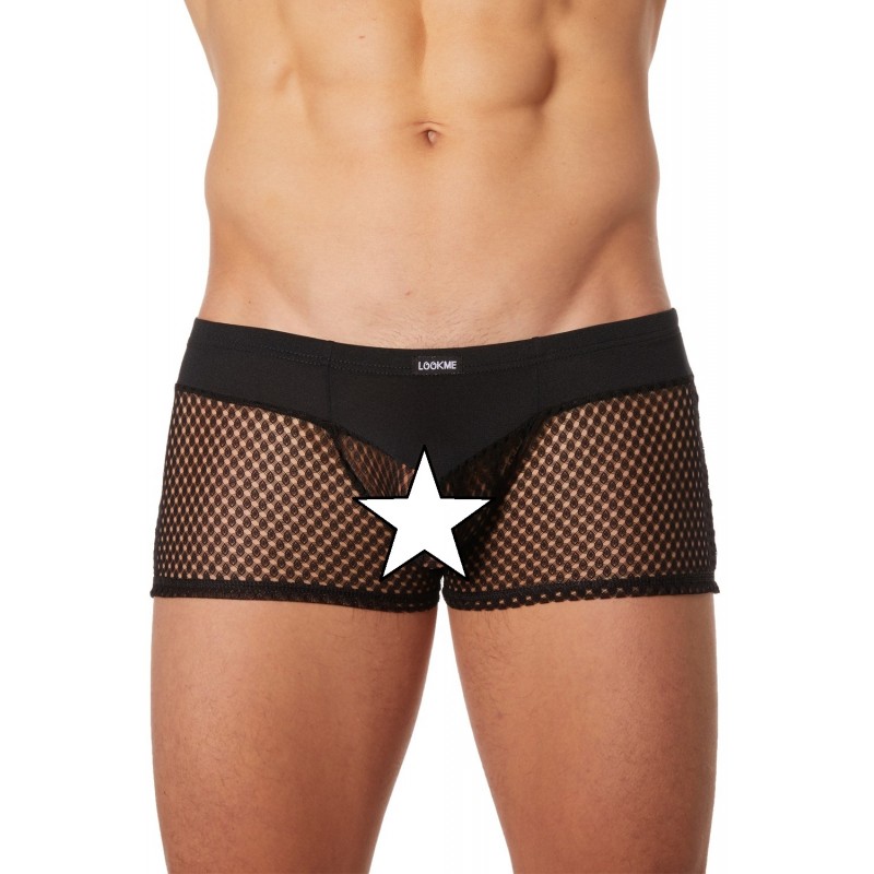 Boxer noir filet et opacité