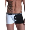 Boxer blanc noir Yin Yang -