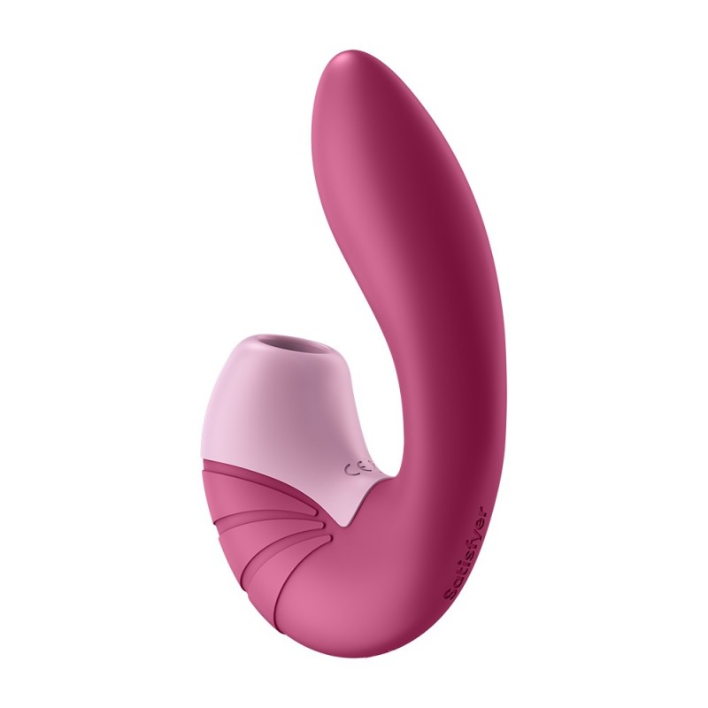 Vibromasseur point G avec stimulateur clitoris USB rose Supernova Satisfyer