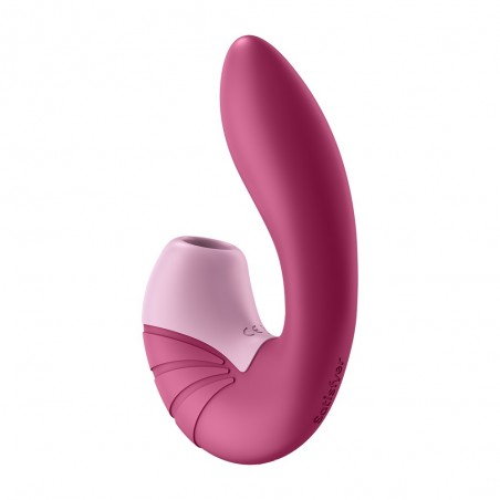 Vibromasseur point G avec stimulateur clitoris USB rose Supernova Satisfyer