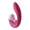 Vibromasseur point G avec stimulateur clitoris USB rose Supernova Satisfyer