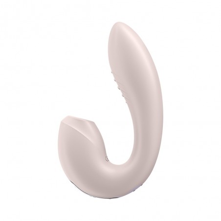 Vibromasseur point G avec stimulateur clitoris connecté USB rose Sunray Satisfyer -