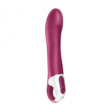 Vibromasseur chauffant connecté USB rouge Big Heat Satisfyer -
