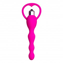 Chapelet anal vibrant rose...