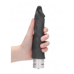 Vibromasseur noir 19 cm 10 vitesses - REA086