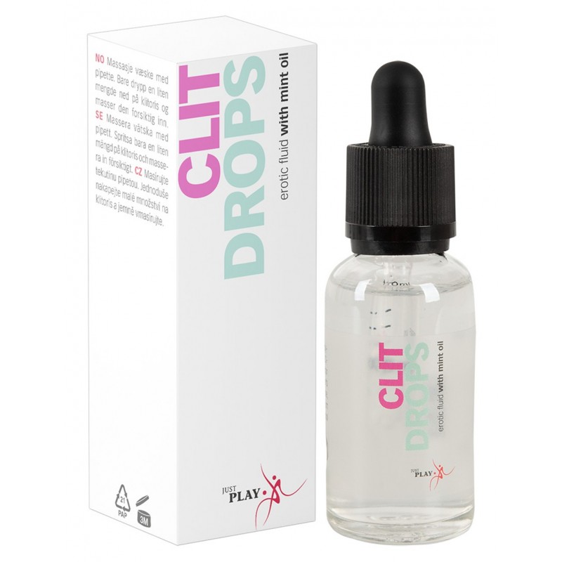 Liquide intensifiant orgasme clitoridien à  la menthe, végétalien 30ml - R626244