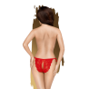 Culotte ouverte rouge Too hot to be real - PH0125RED