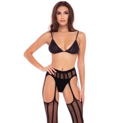 STRAIGHT UP 3PC GARTER SET