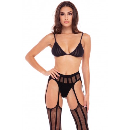STRAIGHT UP 3PC GARTER SET