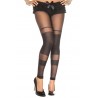 Semi transparent spandex leggi