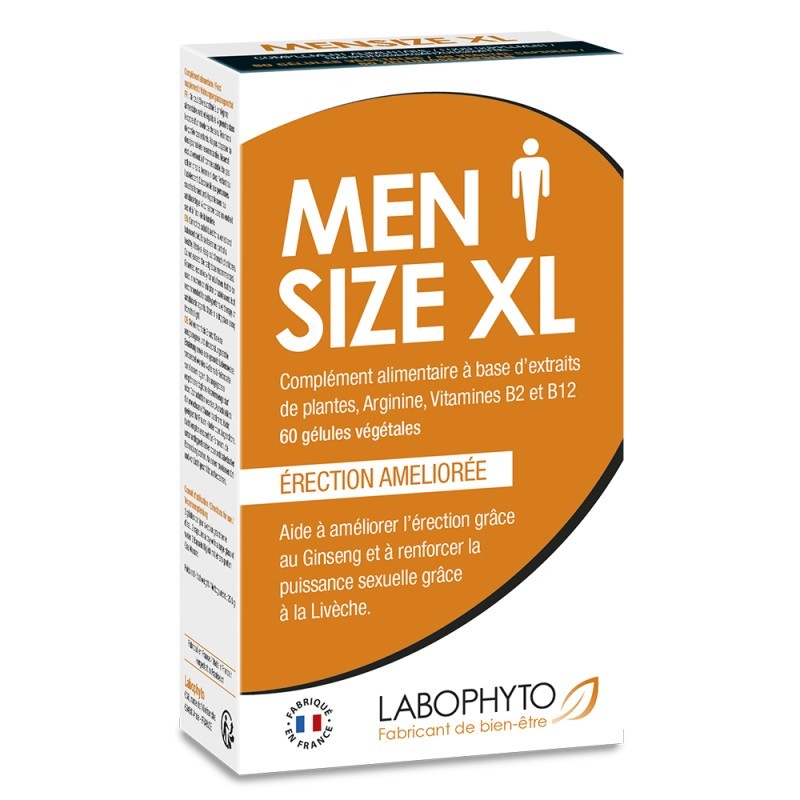 Erection améliorée MenSize XL 60 gélules