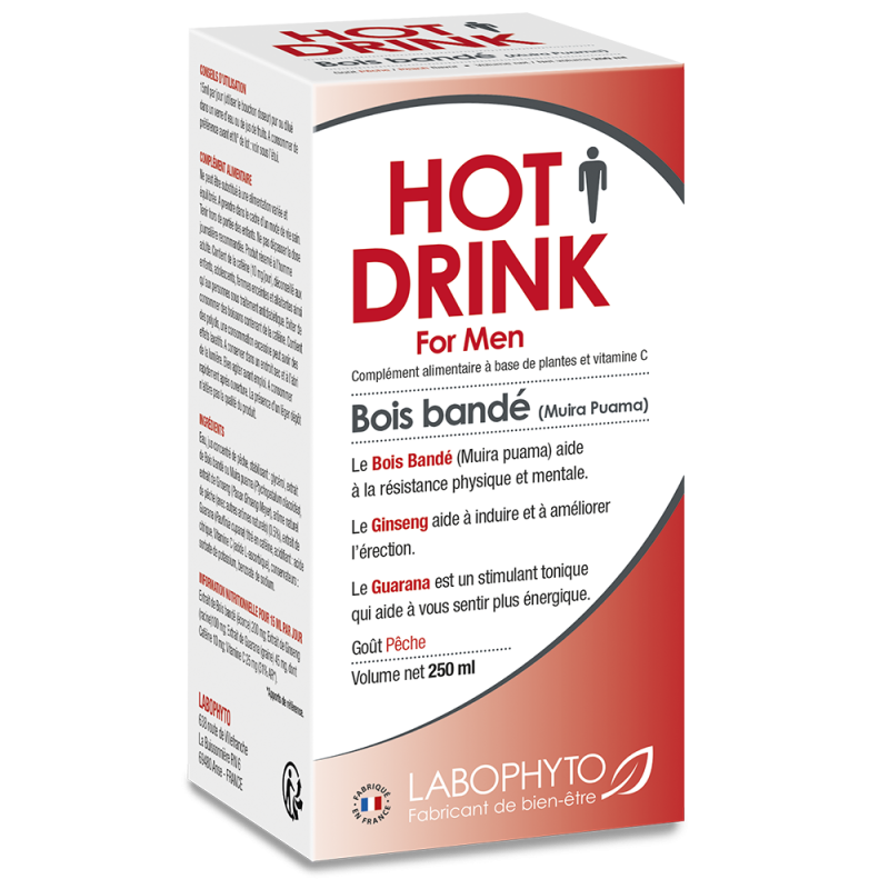 Hot Drink Homme bois bandé 250 ml
