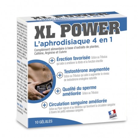 XL Power l'aphrodisiaque 4-en-1 10 gélules