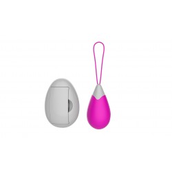 Œuf vibrant Rose - 20 x 4 cm