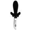 Vibromasseur rabbit Noir et blanc - 21,2 cm