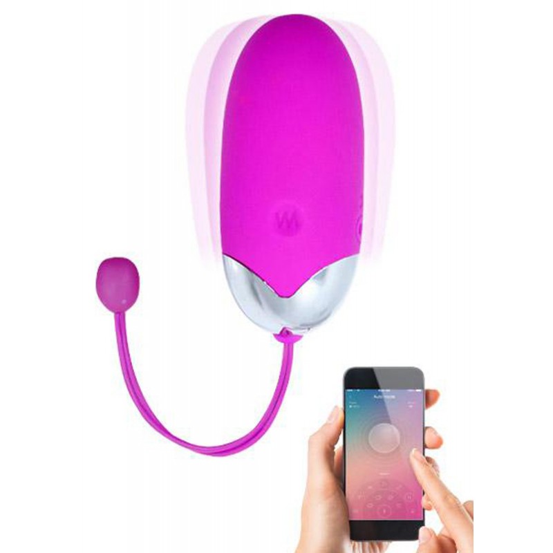 Oeuf vibrant Abner Rose - 7 x 3,2 cm