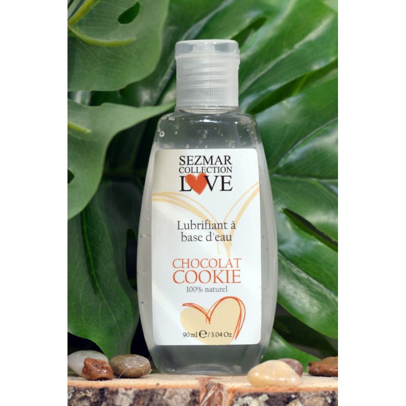 Lubrifiant à base d'eau 100% naturel Chocolat Cookie 90 ml - SEZ088