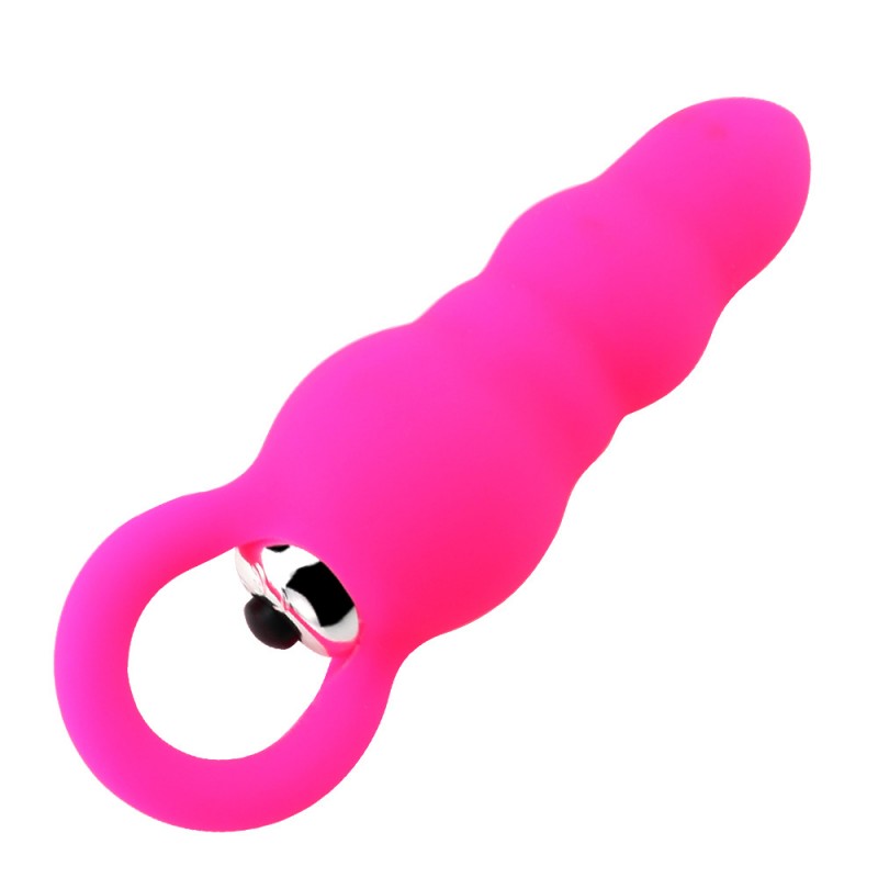 Mini vibromasseur rose de 10 cm de long et 2,7 cm de diamètre, 1 mode de vibration