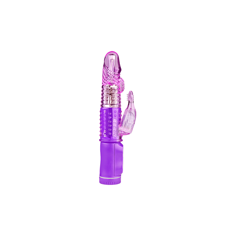 Vibromasseur rabbit vibrant et rotatif  36 modes, avec stimulateur de clitoris