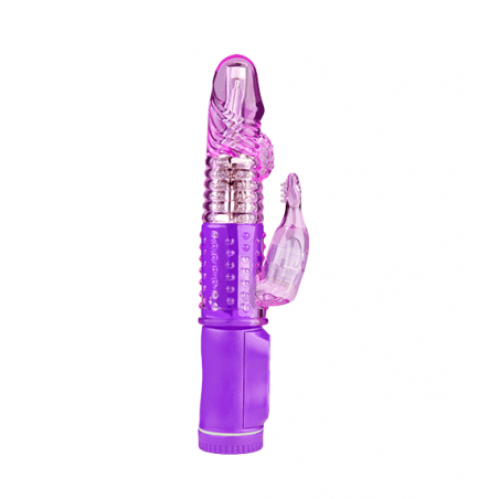 Vibromasseur rabbit vibrant et rotatif  36 modes, avec stimulateur de clitoris