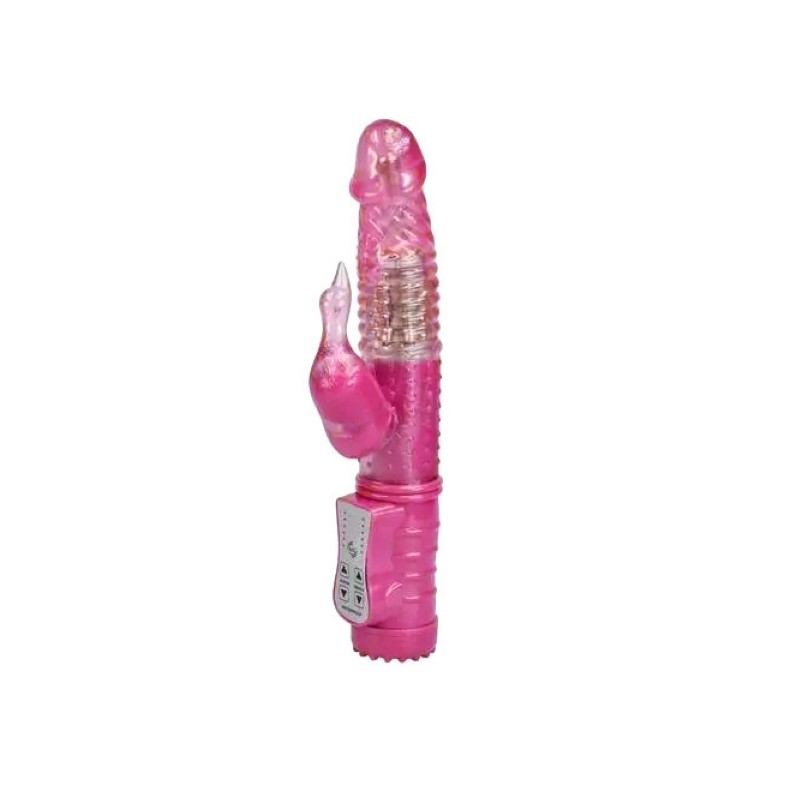 Vibromasseur rabbit vibrant et rotatif  36 modes, avec stimulateur de clitoris
