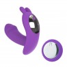Vivromasseur avec stimulateur de clitoris, USB, télécommande incluse 10 modes de vibrations
