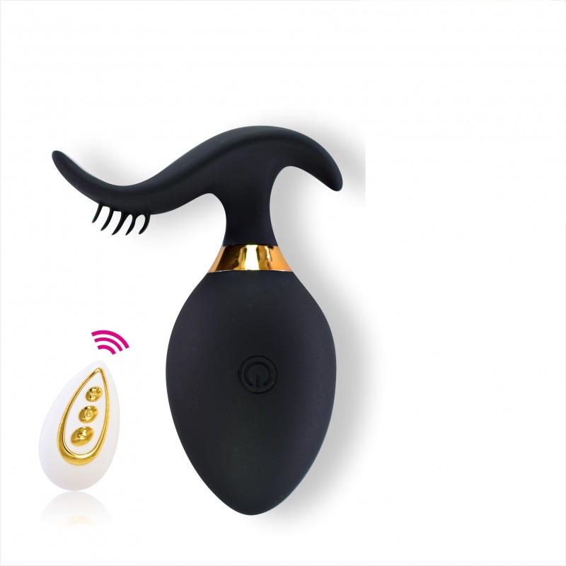Œuf vibrant NOIR télécommandé