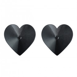 Paire de nipples cœur métal...