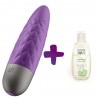 OFFRE DUO Vibromasseur violet USB Ultra Power Bullet 5 Satisfyer   + 1 LUBRIFIANT SEZMAR 90ML