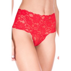 Tanga string rouge taille...