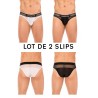 Lot de 2 slips noir et blanc