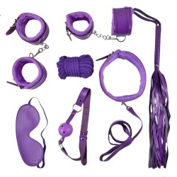 Ensemble Bondage violet -...