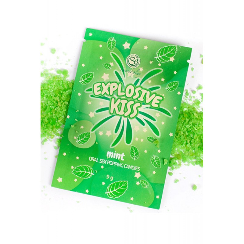 Bonbons pétillants pour sexe oral menthe