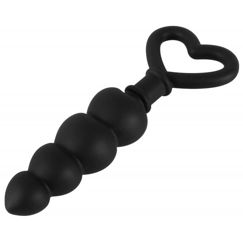 Plug anal 4 boules cœur