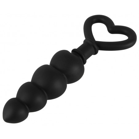 Plug anal 4 boules cœur