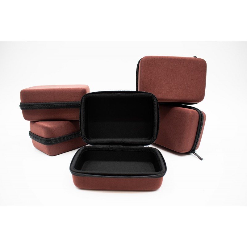 Boite de rangement coqué marron