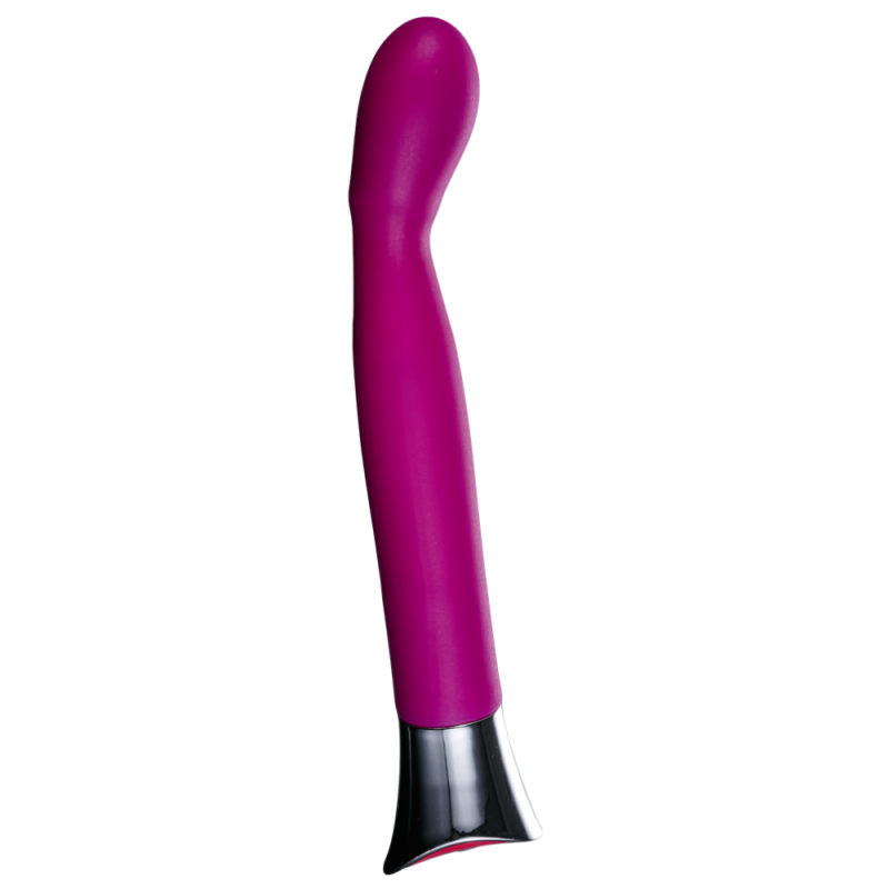 Vibromasseur violet à pile10 vitesses Fonctionne avec 2 piles AA non inclusesLongueur 21,5 cm et 3,2 cm de diamètre