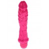 Vibromasseur réaliste rose 25 cm