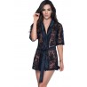 Superbe peignoir MAL7115BLK