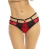 Culotte échancrée Rouge