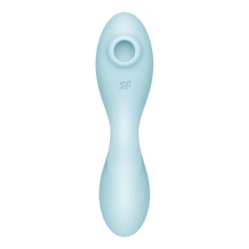 Vibromasseur connecté 3 en 1 Bleu USB Curvy Trinity 5+