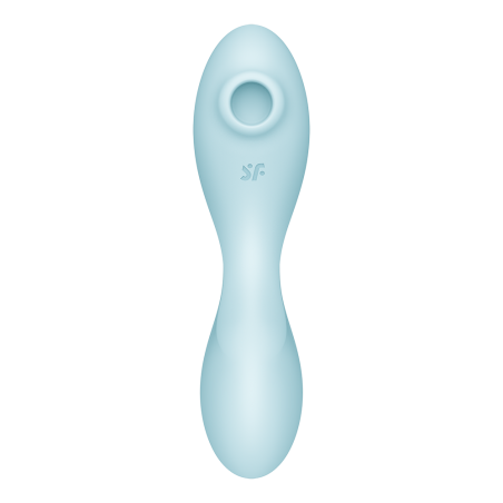 Vibromasseur connecté 3 en 1 Bleu USB Curvy Trinity 5+